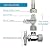 EXPRT MR-2034 Quality Under Sink Water Filter System, 4 Stage Ultrafiltration UF Undersink Water Filter, Direct Connect to Max Water Flow Brushed Nickel Faucet - .01 Micron Removes Bad Taste & Odor
