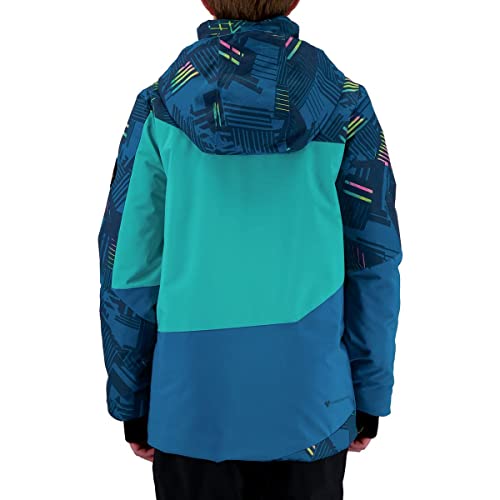 Obermeyer Camisa térmica para meninos, ondas de rádio, P
