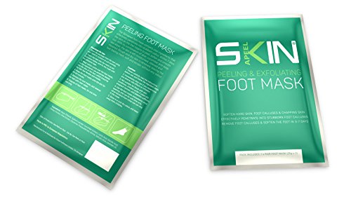 Skinapeel Peeling & Exfoliating Foot Mask Sock Type - Combines Aloe, Cucumber, Deep Sea Algae , Remove Dead Skin , Soften And Smooth - 1 PAIR by Skinapeel