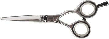 Cricket Logo Gold Series Pro Hair Cutting Scissors, 5" - Hair Scissors for Professionals & Barber, Convex Edge Blade, Forged Stainless Steel, Adjustable Tension, Ergonomic Grip