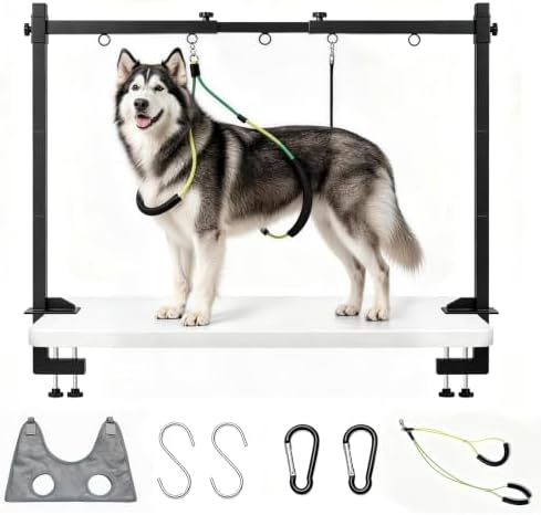 ZHOOGE Dog Grooming Arm Adjustable Pet Grooming Arm for Table: 40...