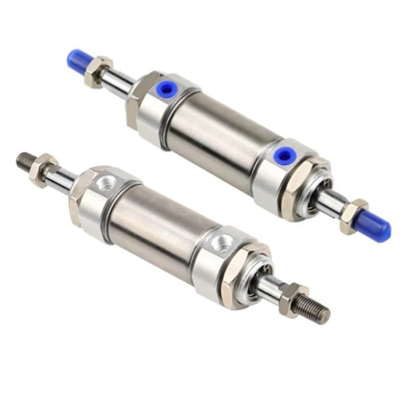 Vérin pneumatique double sortie MAD20 pour guidage haute précision - 3