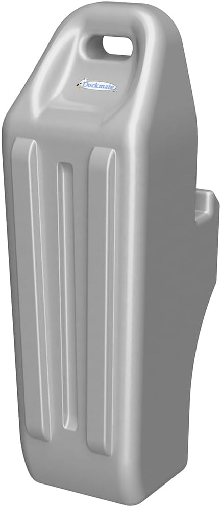 Dockmate Pontoon Bumper | Ultimate Protection for Your Pontoon Boat! | 23.5" L x 7.75" W x 8.5" D | Locking Recessed Groove | UV Protected PVC | Easy Grip Handle