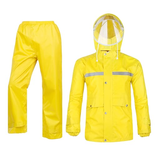 Traje impermeable con bandas reflectantes miniatura 1