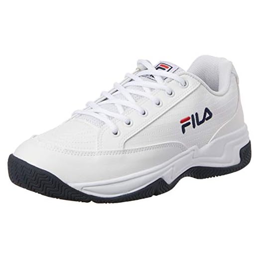 Tênis Fila Grand Prix, Masculino, Branco/Vermelho/Marinho, 40