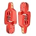 NC 2Pcs Snap Weights Heavy Tension Release Clips for Fishing, Weights, Planer Board, Kite, Red