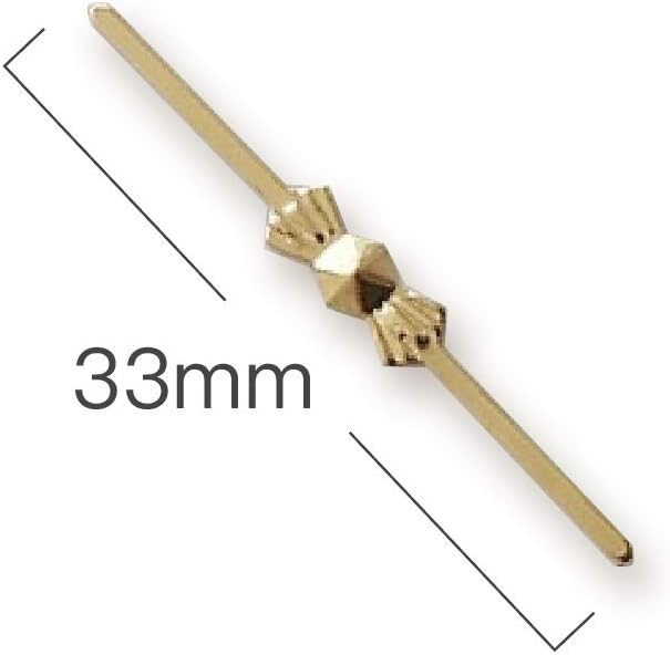 500pcs Chandelier lamp Part connectors chlips Bowtie pins 33mm for Fastening Crystals Bead Parts Chandelier Replacements Lighting Accessories (Gold) : Tools & Home Improvement
