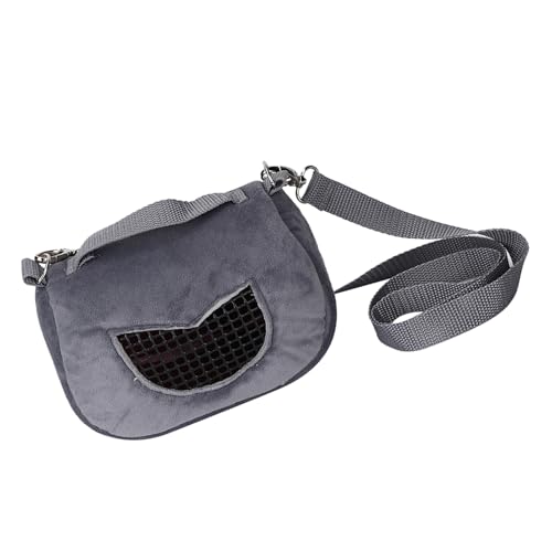 DAUERHAFT Eichhörnchen Tragetasche Kleines Tier Tragbare Ausgangstasche für kleine Haustiere, Ratten, Rennmäuse, Eichhörnchen, Reiserucksack Kleine Haustiere Tragetasche für Zuckergleiter (Mittel)