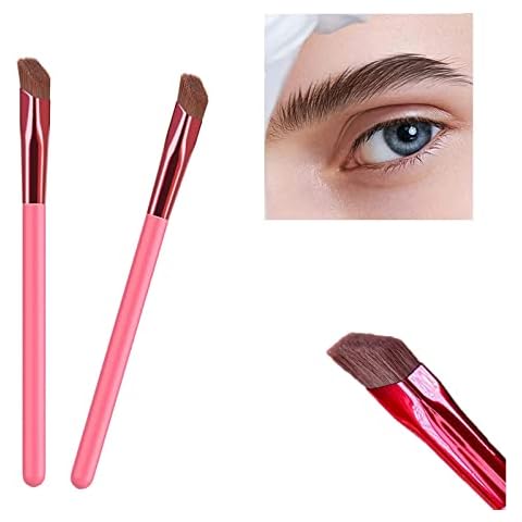 Multi-Function Eyebrow Brush, Angled Eyebrow Brush, Three-dimensional Concealer Makeup Brush, Brow Brushes for Eyebrows, Valentine's Day Gifts for Her (2 PCS) Cover
