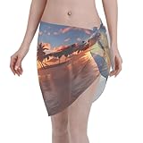 Translucent Chiffon Silk Fabric: Crafted From Premium Translucent Chiffon Silk, This Beach Wrap Provides A Sexy And Elegant Coating Effect. The Soft Fabric Ensures Breathability, Quick Drying, And A Cool Sensation On The Skin, Making It Perfect For W...