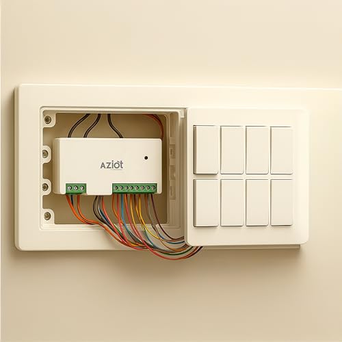 AZIOT Store AZIOT 8 Node WiFi Smart Switch with Bluetooth Backup - Image 3