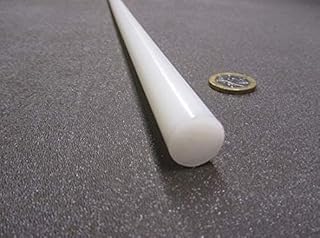 White HDPE (High Density Polyethylene) Round Rod .625