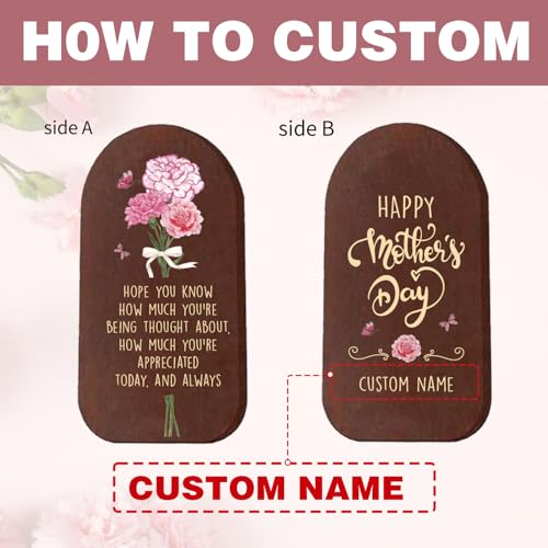 Image of ASTARIN Wind Chimes from Daughter, Personalized Thank You Gifts for Moma Nana New Mother, Women Birthday Gift Wind Chimes Form Lover Friend Child, Surprise Gift for Mom