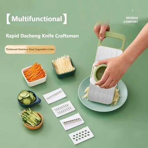 Cortadora manual multifuncional 5 en 1 para verduras miniatura 6