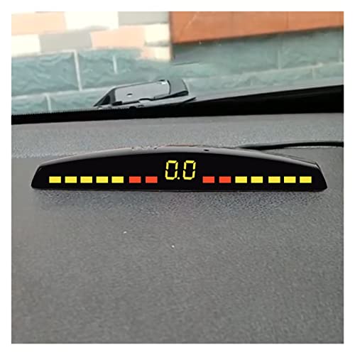 RONGSU Auto LED Parkeersensor Reverse Backup Radar Monitor System Auto-detector Parktronic Universal met 4 sensoren (Color Name : Black) - Afbeelding 4