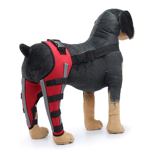 Image of Dog Knee Brace, Support for Large and Small Dogs with ACL, CCL, Cruciate Ligament Injuries, Patella Dislocation, or Osteoarthritis for Both Back and Front Legs (XS)