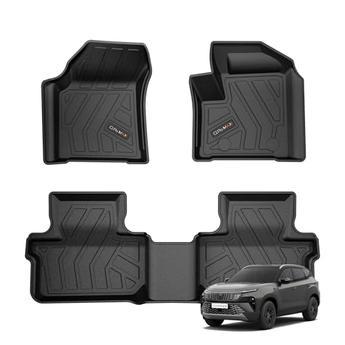 Image of Q Po Harrier Automatic (MAX) Jan 2019 - Oct 2023 ECO TPE Car Floor Mat | Anti Slip All Weather Mats for Harrier (Automatic) (Black)