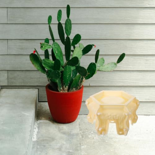 Molde de base para maceta estable para evitar caídas de jardineras pesadas 7