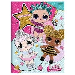 Caderno Brochura Capa Dura LOL Surprise 48 folhas Foroni 40.6212-3