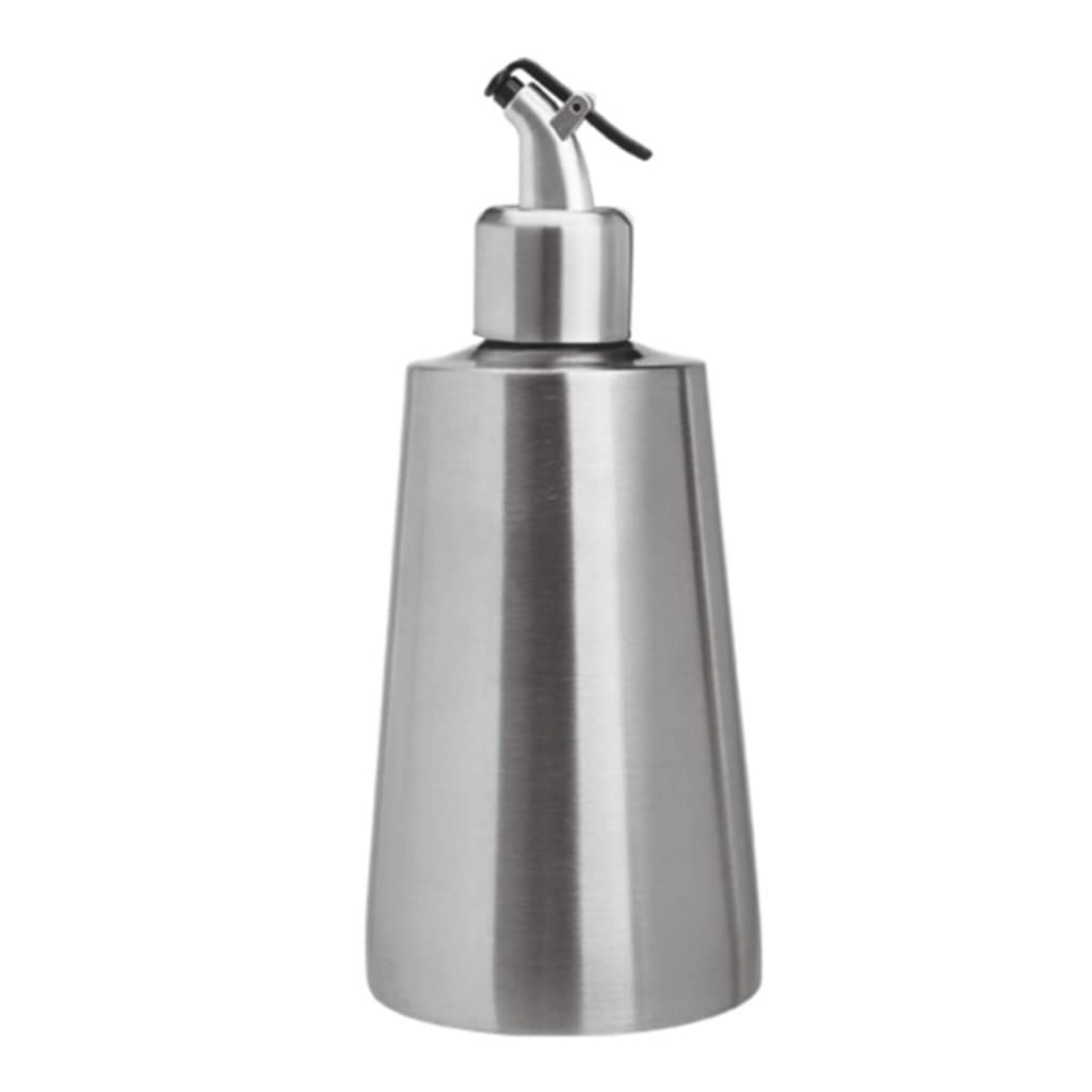IANSHFKN Stainless Steel Oil Pot Soy Sauce Vinegar Bottle Practical Leak-proof Dustproof Seasoning Juice Container Kitchen Supplies