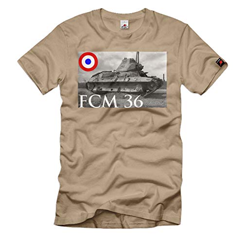 Camiseta FCM 36 del ejército francés para revivir la pasión histórica en talla grande XXL