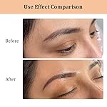 Charme Princesse Eyebrow Ruler Stainless Steel Tattoo Eyebrow Stencil Ruler Three-Point Positioning Permanent Eyebrow Makeup Measuring Symmetrical tool(Black) LB000249-1 - Image 5