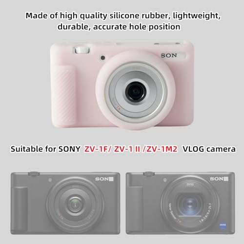 Funda silicona para cámara Sony ZV-1F/ZV-1 II/ZV-1M2 color rosa miniatura 2