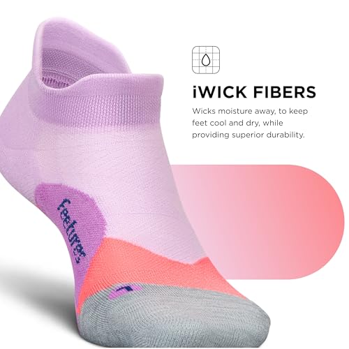 Image of Feetures Elite Light Cushion No Show Tab Sock Wave
