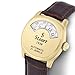 Stauer 1930 Dashtronic Men’s Watch – Gold-Finished 39MM Case, Genuine Leather Band, Automatic Movement & 3-ATM Water Resistance
