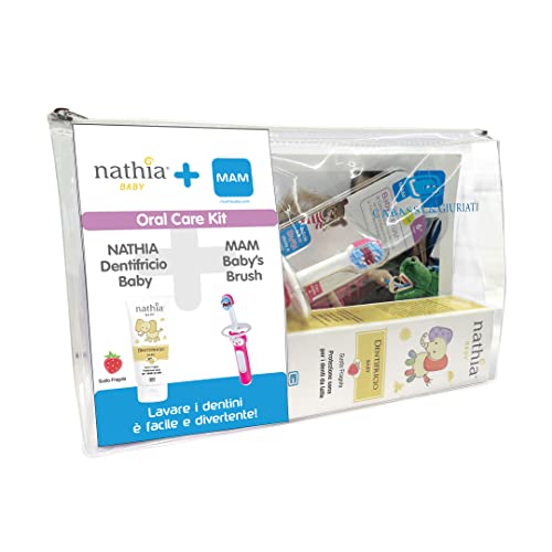Nathia Oral Care Kit Neutro, spazzolino e