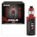 Produktbild SMOK Rigel 230W E-Zigaretten Box Mod Kit mit TFV9 Tank, betrieben von zwei 18650 Batterien (Nicht enthalten), 6,5ml Vape Verdampfer, Kein Nikotin, Schwarz Rot