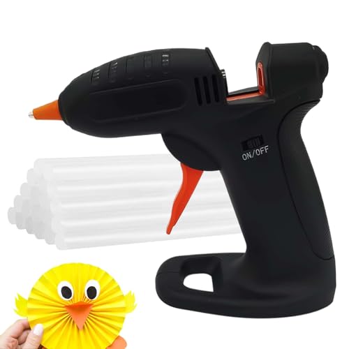 Tktouci Pistola De Pegamento Inalámbrica - Herramientas De Mano Recargables Por USB | Pluma De Pegamento Caliente Con Batería 2600mAh - Para Decoración, Modelado, Álbum, Escuela, Hogar, Aficionados,