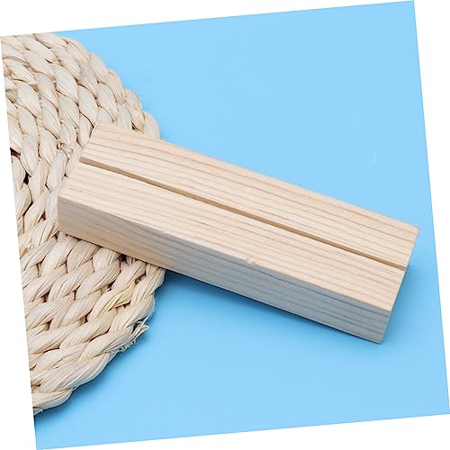 Support de mémo bois pour fêtes : 24 porte-photos de table de mariage