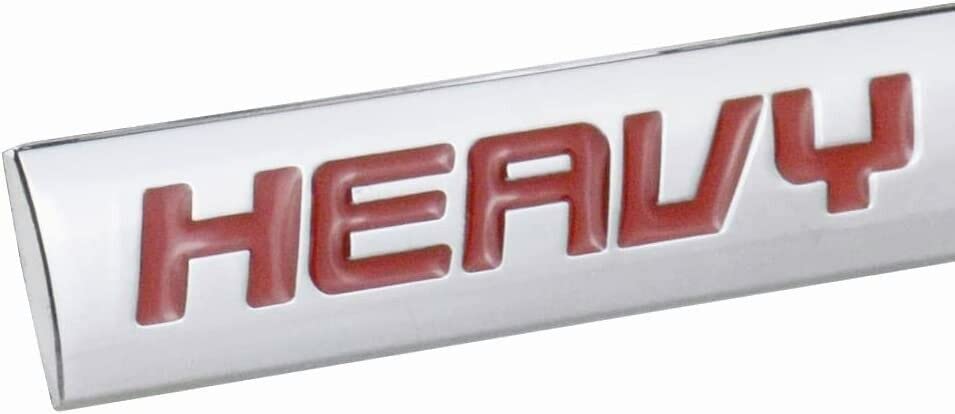 Image of Car Bike 3D Logo Aluminium Alloy Metal /Superior Plastic Emblem Badge Sticker Decal New (Chrome Red Heavy Duty)