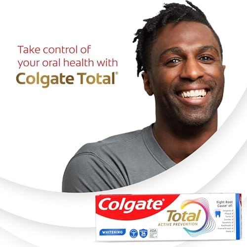 Colgate Total Whitening Fluoride Toothpaste, Mint, 2 Pack, 5.1 oz — view 10