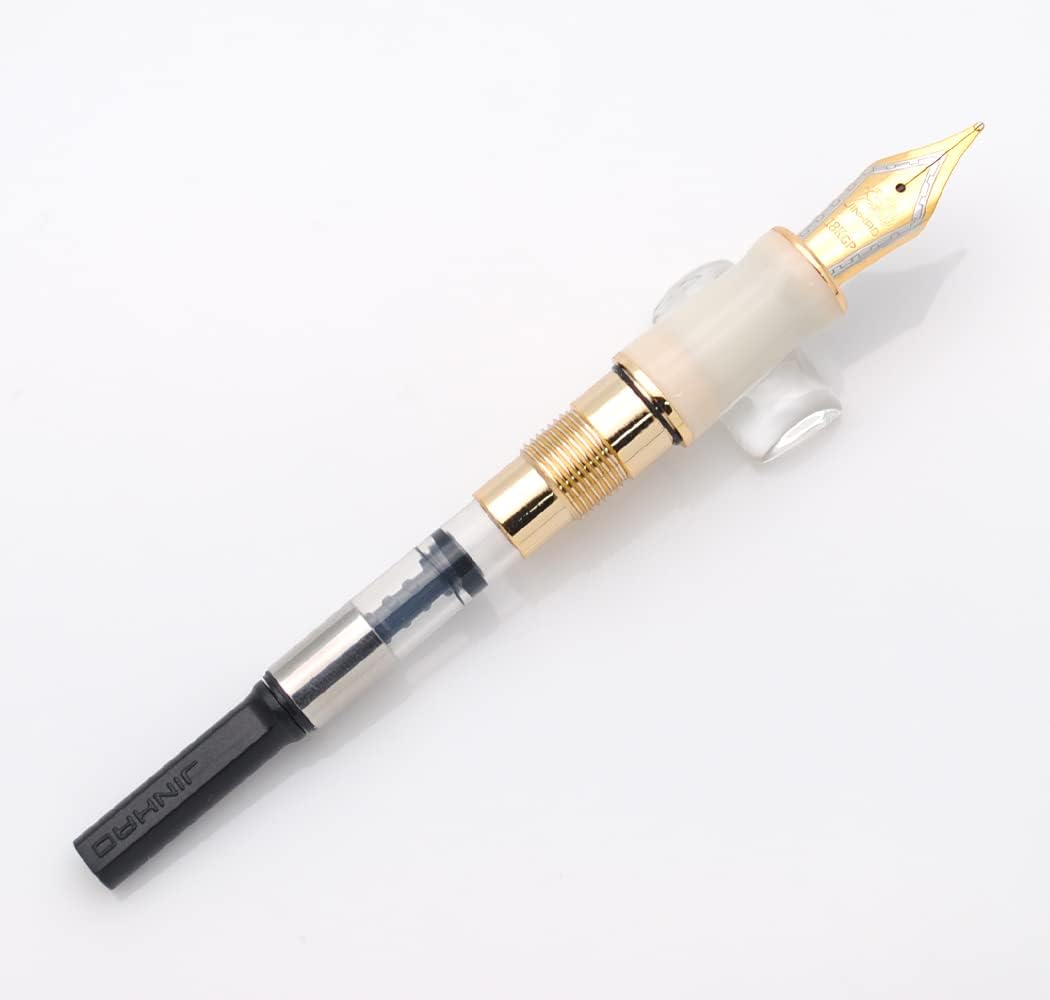 JINHAO 100 Fountain Pen with Ink Converter (Medium Nib 0.7mm, Sky Blue-B) image 5