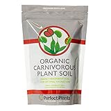 Perfect Plants Carnivorous Plant Soil | Organic Premium Mix | Use with Venus Fly Traps, Pitcher Plants, or Other Carnivorous Plants (1 qt.)