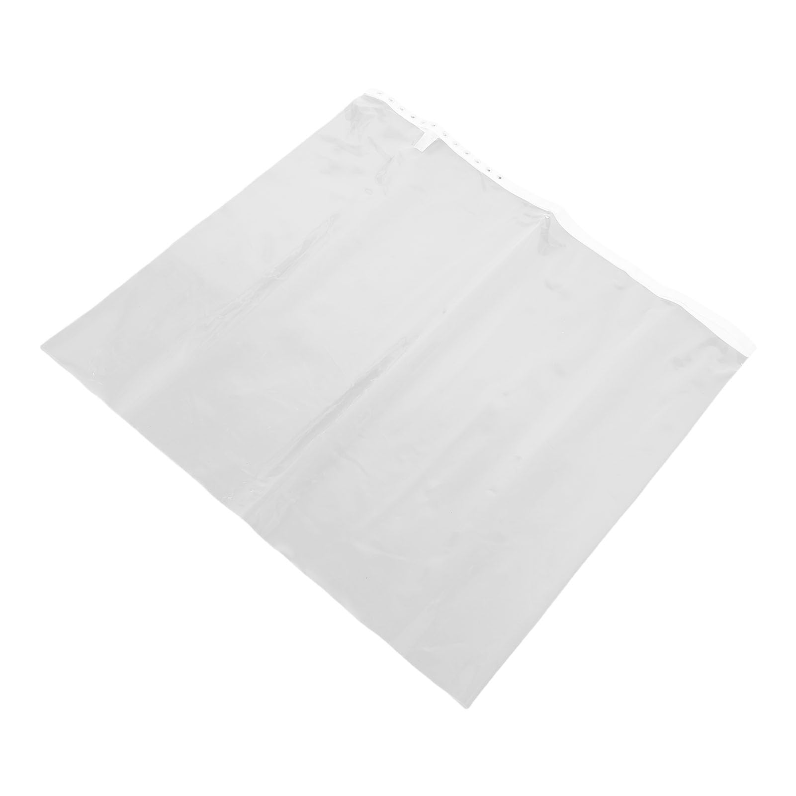 SIXRUN Rideau de Douche Transparent, Matériau EVA Imperméable à l'eau, Doublure de Rideau de Douche Réglable avec Crochets pour Le Bain des Animaux Domestiques, Salle de Bain des Enfants 76,77 X