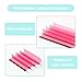 Colored Lash Extensions 0.07mm D Curl Pink Individual Volume Lashes Extensions 8-15 Mix Length Color Eyelash Extensions for Salon (Pink 0.07-D, 8-15mm)