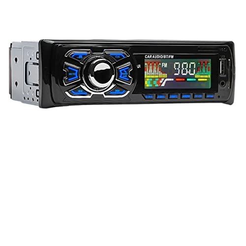Reproductor de DVD Radio para coche 1din Receptor estéreo Bluetooth Audio Reproductor de MP3 FM 12V Puerto ISO Control remoto AUX / USB / Tarjeta SD en el tablero Kit Control remoto little surprise