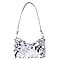SHUOHONG Pochette Argento, Pochette Donna Elegante Pochettes Donna Argento Borsa Elegante Cerimonia Paillettes Borsa Shoulder Bag Grande Capacità per Cocktail Festa Ballo Cerimonia Dating