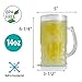 Wyndham House Double Walled, Freezable Gel Glass, 14 oz, Clear, Keep You Beer or Favorite Drinks Extra Cold
