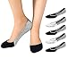 Produktbild RedMaple Unsichtbare Bambus Sneaker Socken für Damen - 5 Paar Socken mit Ultra Tiefem Schnitt unsichtbar Lässige Füsslinge mit rutschfestem Silikon Grip