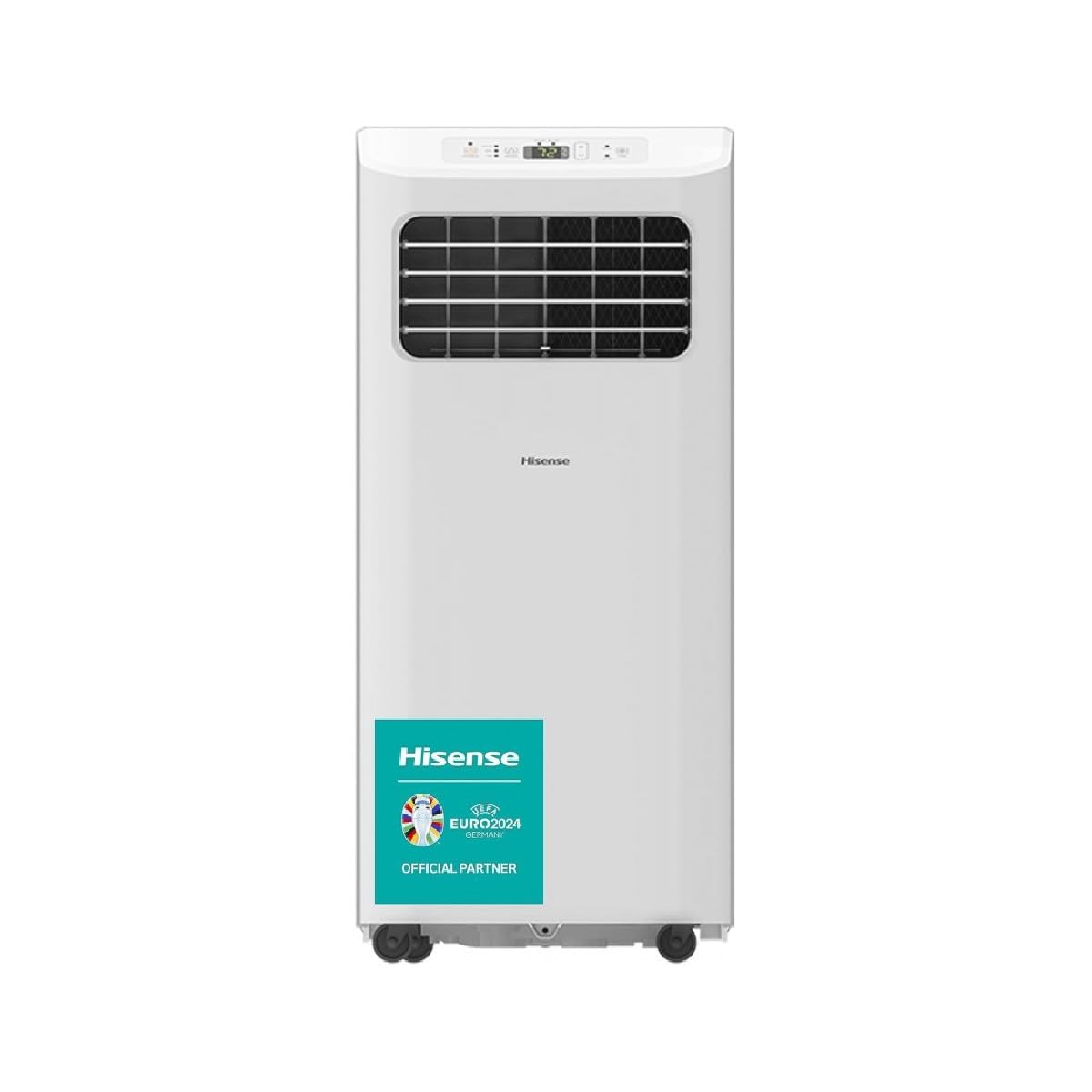 Hisense, APC07KV, aire acondicionado portátil 7000BTU, 2,6 kW, 18 ㎡, deshumidificación, 63 dB,pantalla LED, temporizador 24 h, mando a distancia [clase energética A]