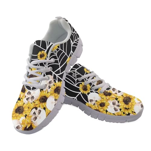 Forchrinse Womens Slip On Sneakers Men Lace-Up Walking Tennis Shoes Lightweight Casual Flat for Gym Travel Work2