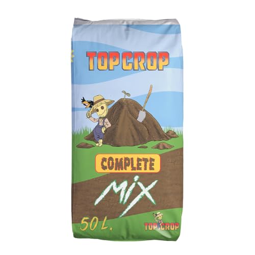 Top Crop Complete Mix 50 L – Sustrato Premium de Coco, Turba y Compost para Cultivo en Tierra | Ideal Fase Vegetativa — Enraizamiento Óptimo