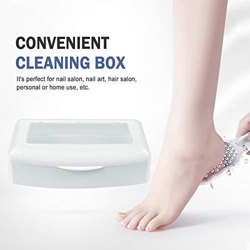 Timoo Nail Art Tool, Plastic Clean Sterilizer Box Storage Organizer For Nail, Tweezers, Hair Salon, Spa & Cutter Manicure Equipment (1 Pcs) #TOP3