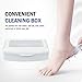 Timoo Nail Art Tool, Plastic Clean Sterilizer Box Storage Organizer for Nail, Tweezers, Hair Salon, Spa & Cutter Manicure Equipment (1 Pcs)