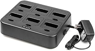 Retevis RT22 Six-Way Charger Multi Unit Charger for Retevis RT22 RT22S RB19 Walkie Talkie