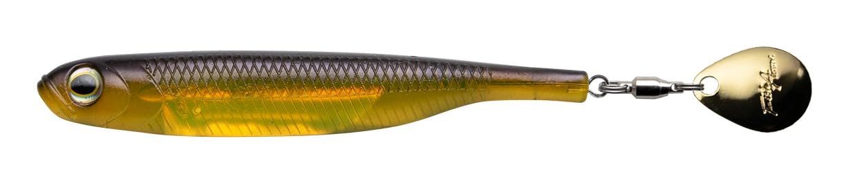Fish Arrow Flash-J Spin SW 4" (3 adet/paket) #103 Purple Weenie/Silver Olta